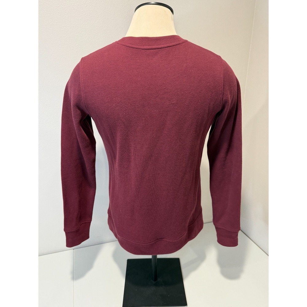 Duluth Trading Co. Sweater Men's Medium Red Pocket Long Sleeve Crewneck Pullover - Picture 4 of 6